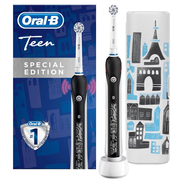 Oral-B Teen Elektrische Tandenborstel Zwart Met Exclusieve Reisetui