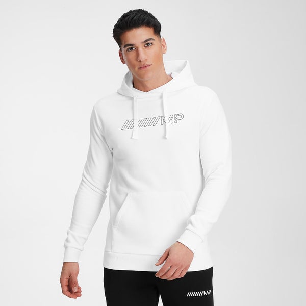 MP Men's Outline Graphic Hoodie - White - XXS