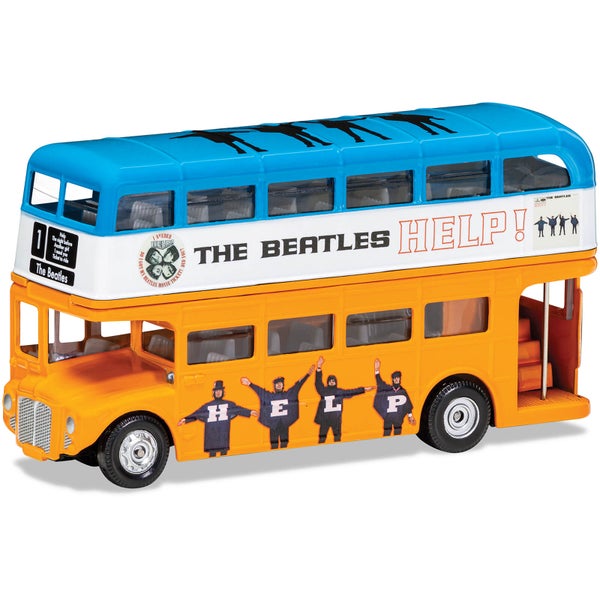The Beatles London Bus Help! Model Set - Scale 1:64