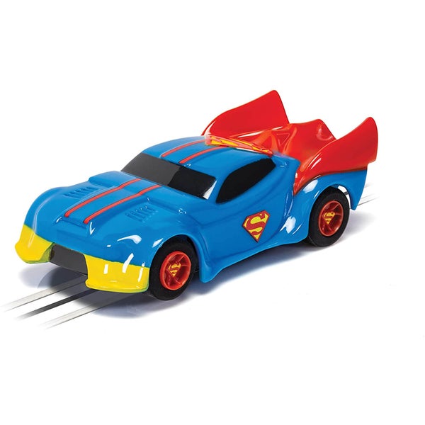 Micro Scalextric Justice League Superman Car - Scale 1:64