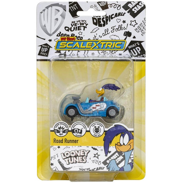 Micro Scalextric Looney Tunes Road Runner Car - Scale 1:64