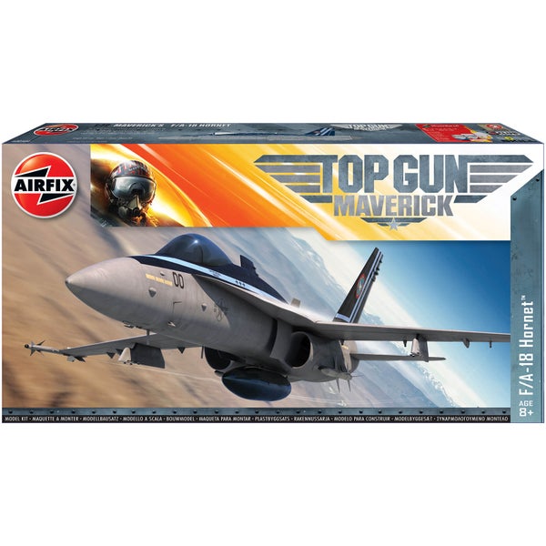 Top Gun Maverick's F-18 Hornet Plastic Model Kit - Scale 1:72