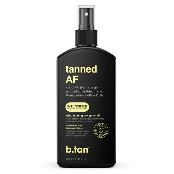 B.Tan Tanned AF Intensifier Tanning Oil (8oz)