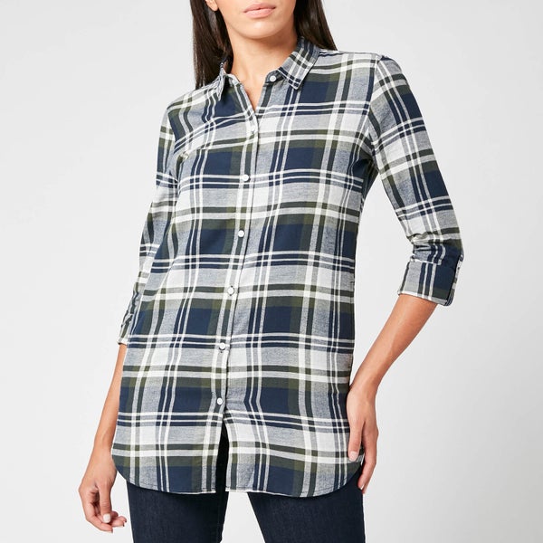 Barbour Women's Windbound Shirt - Olive Check