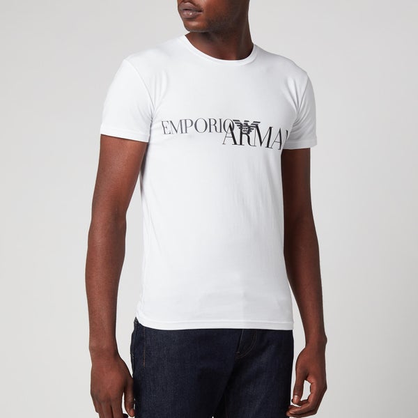 Emporio Armani Men's Megalogo T-Shirt - White