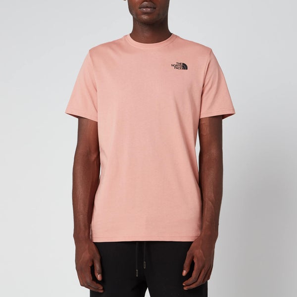The North Face Men's Redbox T-Shirt - Pink Clay/TNF Black