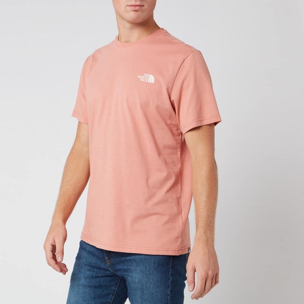 The North Face Men's Simple Dome T-Shirt - Pink Clay