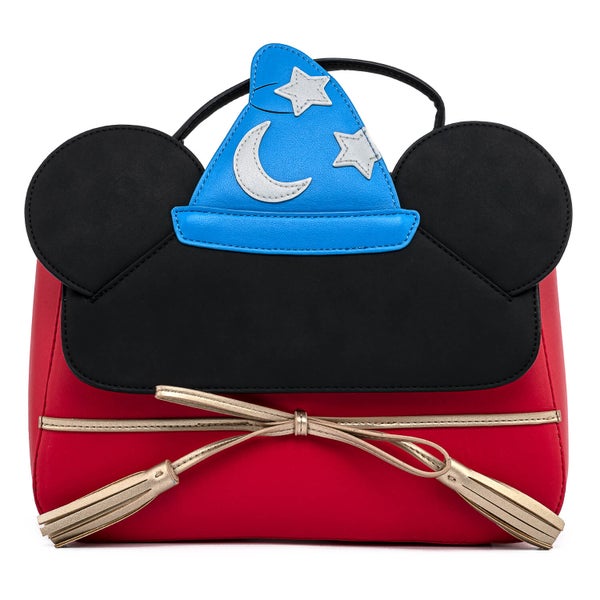 Loungefly Disney Fantasia Sorceror Mickey Cosplay Crossbody Bag