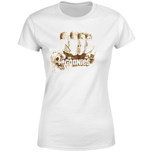 T-shirt The Goonies Watercolour - Blanc - Femme