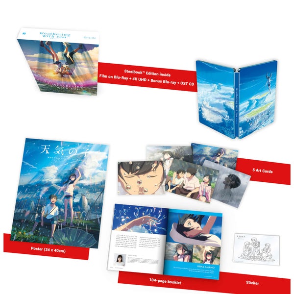 Exclusivité Zavvi : Steelbook Deluxe Les Enfants du temps - 4K Ultra HD (Blu-ray 2D Inclus)
