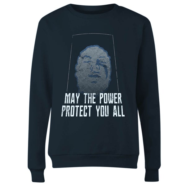 Power Rangers May The Power Protect You Women's Sweatshirt - Navy