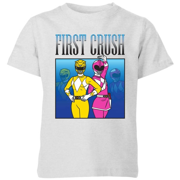 T-shirt Power Rangers First Crush - Gris - Enfants