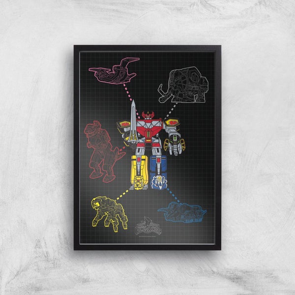 Poster Fine Art Power Rangers Megazord