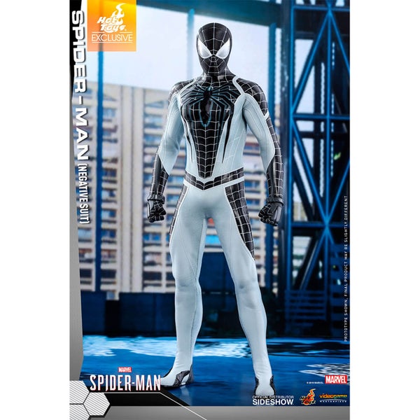 Hot Toys Video Game Masterpiece - 1/6 schaal volledig poseerbaar figuur: Marvel's Spider-Man - Spider-Man (Negative Suit versie)