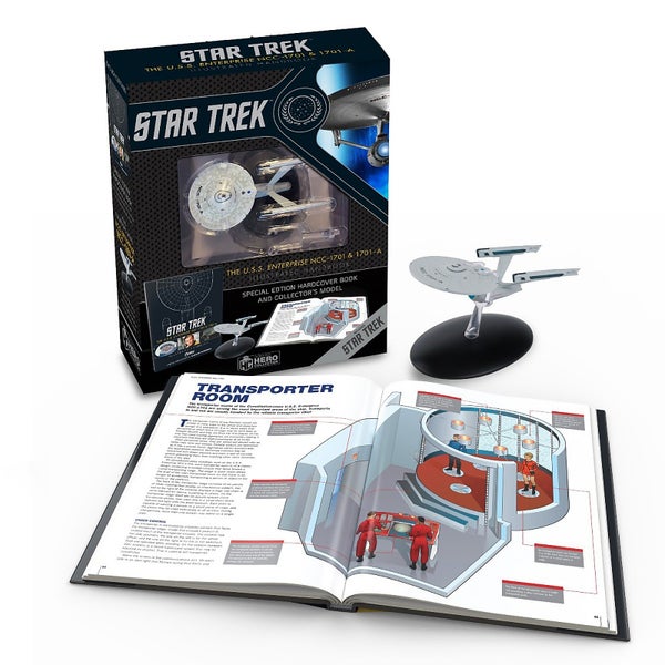 Eaglemoss Star Trek: The U.S.S. Enterprise NCC-1701 Illustrated Handbooks Plus Collectible Hardcover