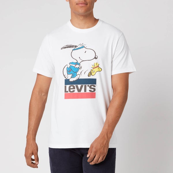 Levi's X Peanuts Men's Short Sleeve Relaxed Fit T-Shirt - Torch Snoopy
