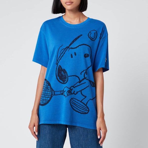 Levi's X Peanuts Women's Graphic Relaxed Oversized T-Shirt - Blue