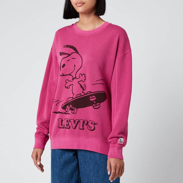 Levi's X Peanuts Women's Unbasic Crew Sweatshirt - Snoopy Skater