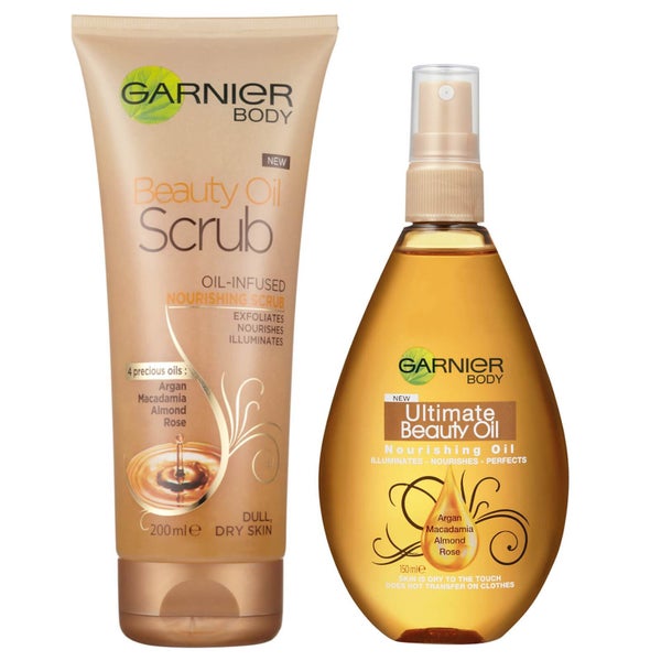 Garnier Body Beauty Oil and Scrub