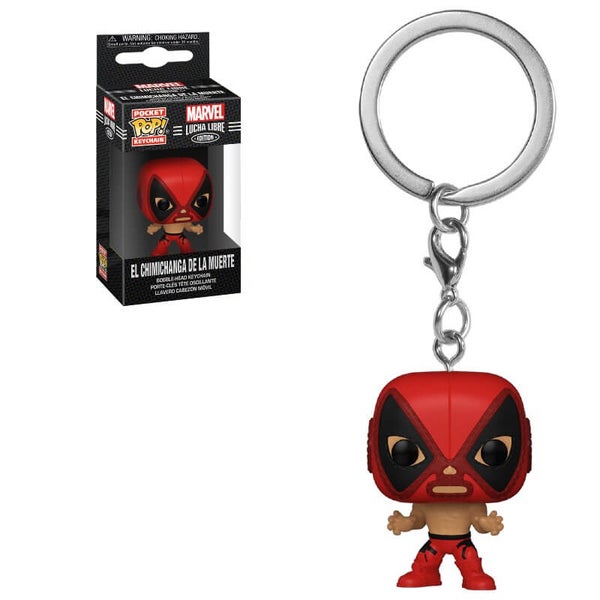 Luchadores Deadpool Marvel Funko Pop ! Figurine en Porte-clés