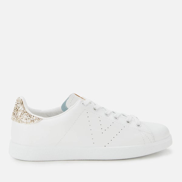 Victoria Women's Sustainable Leather Cupsole Trainers - Cava