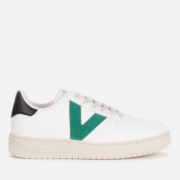 Victoria Women's Sustainable Leather Trainers - Verde