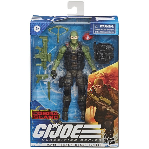 Hasbro G.I. Joe Classified Series Special Missions: Cobra Island Wayne “Beach Head” Sneeden