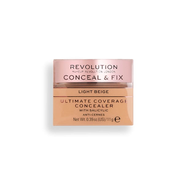 Makeup Revolution Conceal & Fix Ultimate Coverage Concealer (Various Shades)