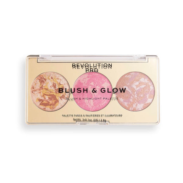Revolution Pro Blush & Glow Palette - Rose Glow