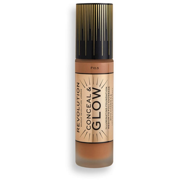 Makeup Revolution Conceal & Glow Foundation - F10.5