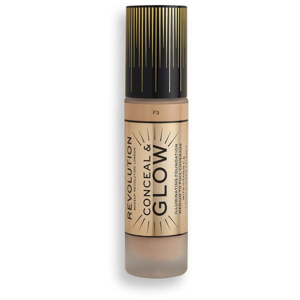 Makeup Revolution Conceal & Glow Foundation - F3
