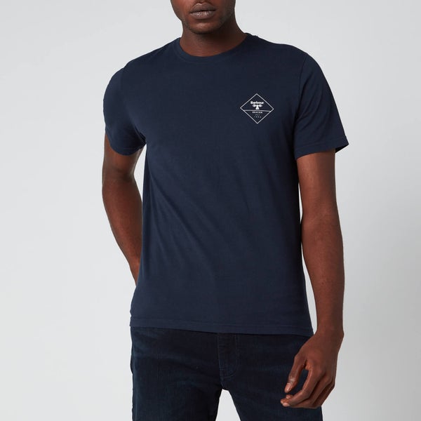 Barbour Beacon Men's Box Logo T-Shirt - Navy - S