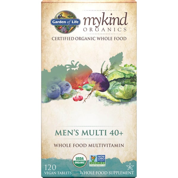 Multivitamines pour hommes 40 Organics - 120 comprimés