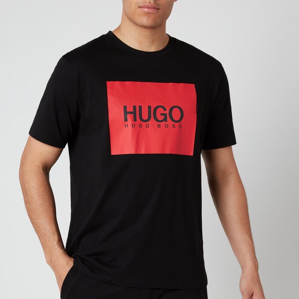 HUGO Men's Dolive U204 Logo T-Shirt - Black