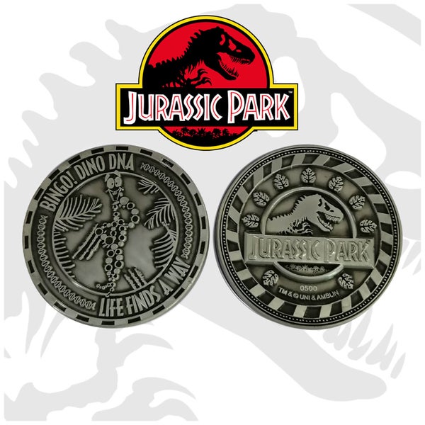 Pièce de collection Jurassic Park M. ADN, Édition Limitée
