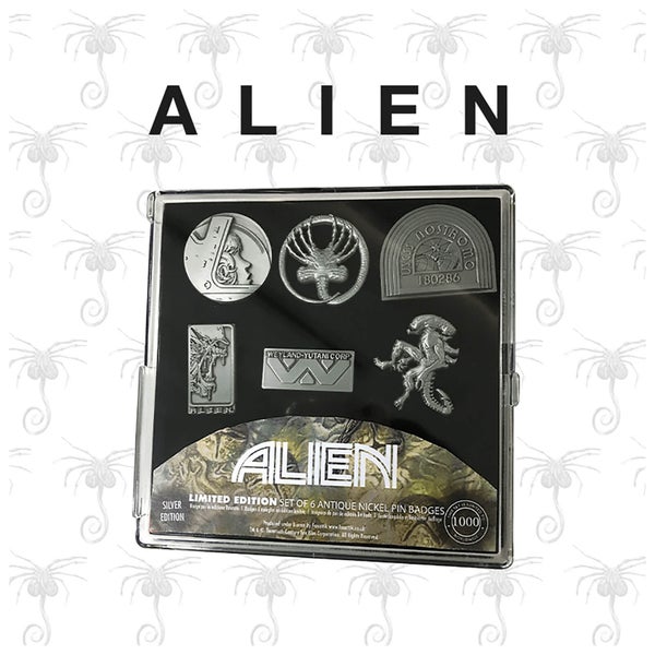 Alien Pin Badge Set