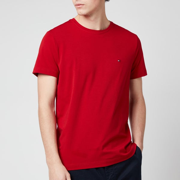 Tommy Hilfiger Men's Stretch Slim Fit T-Shirt - Arizona Red
