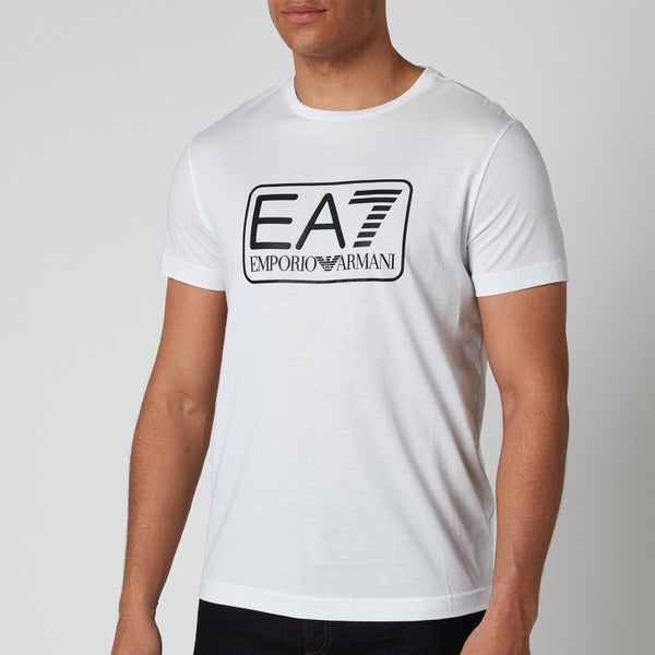 Emporio Armani EA7 Men's Large Logo T-Shirt - White