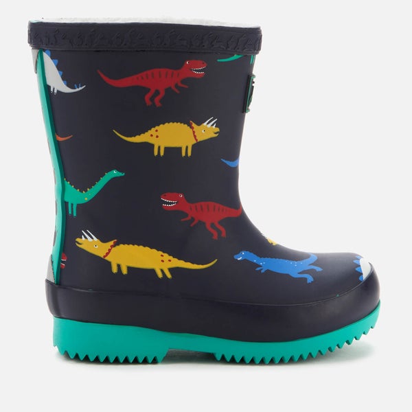 Joules Toddlers' Welly Print Wellies - Navy Dinos