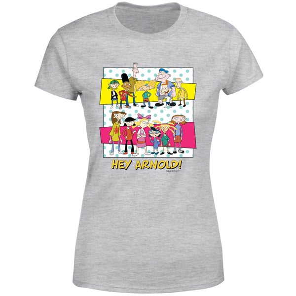 Camiseta Oye Arnold Guys & Girls - Mujer - Gris
