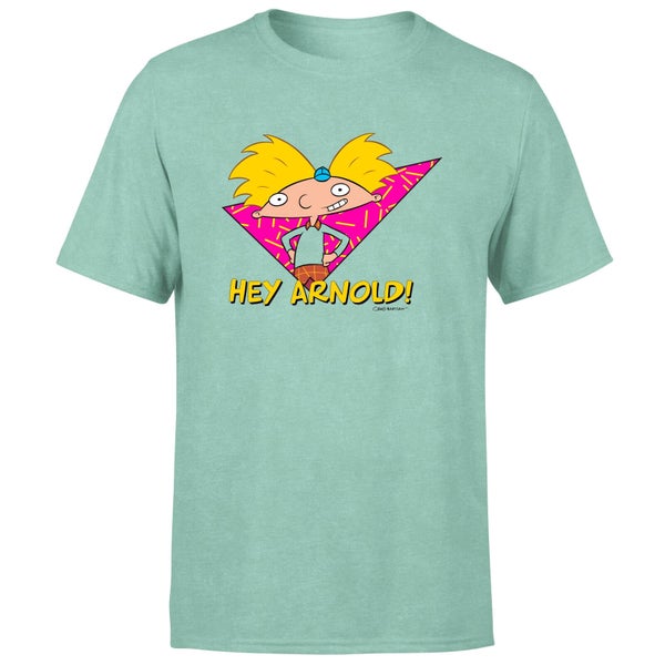 Camiseta Oye Arnold Move It Football Head - Unisex - Verde lavado