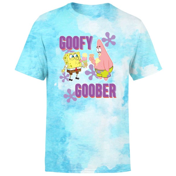 Spongebob Goofy Goober Unisex T-Shirt - Turquoise Tie Dye