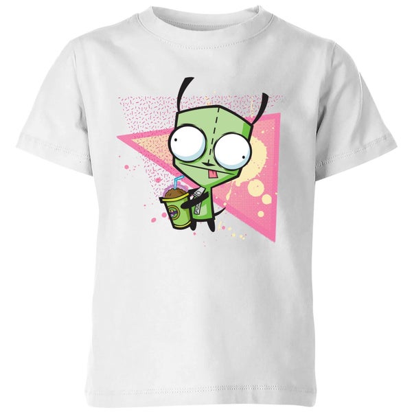 Invader Zim Gir Kids' T-Shirt - Wit - 98/104 (3-4 jaar) - Wit