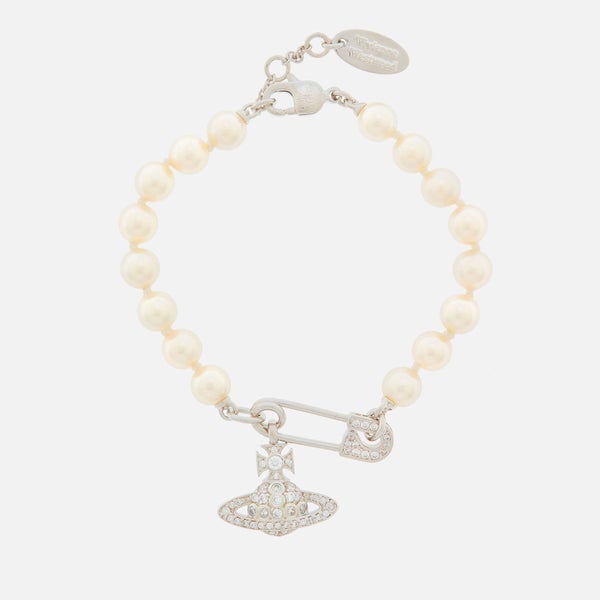 Vivienne Westwood Women's Lucrece Pearl Bracelet - Rhodium Light Creamrose White