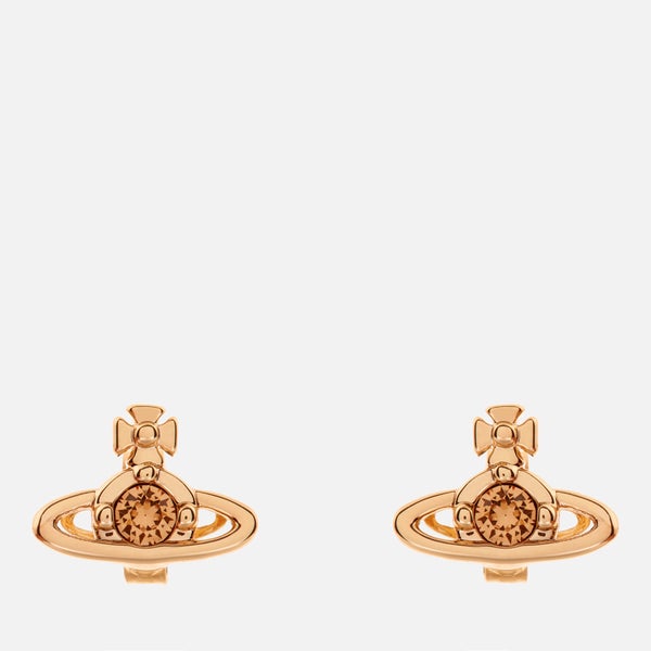 Vivienne Westwood Women's Nano Solitaire Earrings - Gold Light Colorado Topaz