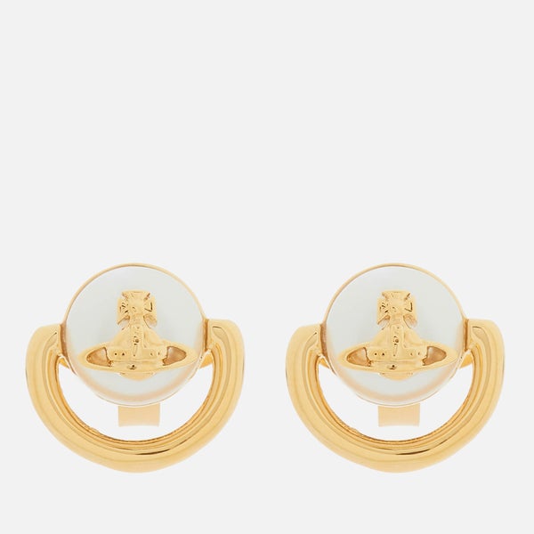 Vivienne Westwood Women's Celia Small Earrings - Gold Cream
