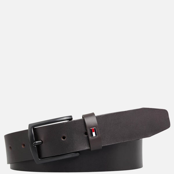 Tommy Hilfiger Men's Denton Leather Belt - Testa di Moro