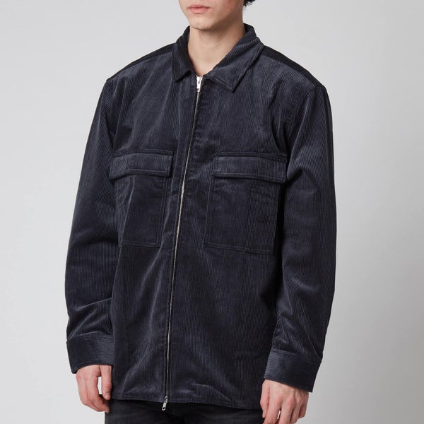 Edwin Men's Corduroy Radar Shirt - Ebony