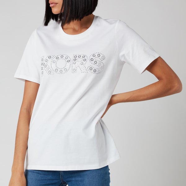 MICHAEL Michael Kors Women's Studded T-Shirt - White