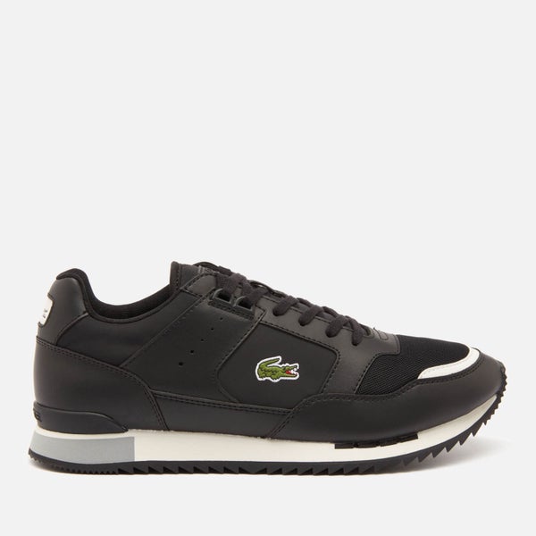 Lacoste Men's Partner Piste 01201 Running Style Trainers - Black/Grey